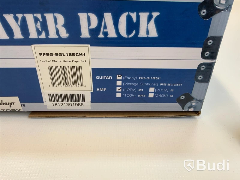 Epiphone Les Paul player pack elgitarr + förstärkare